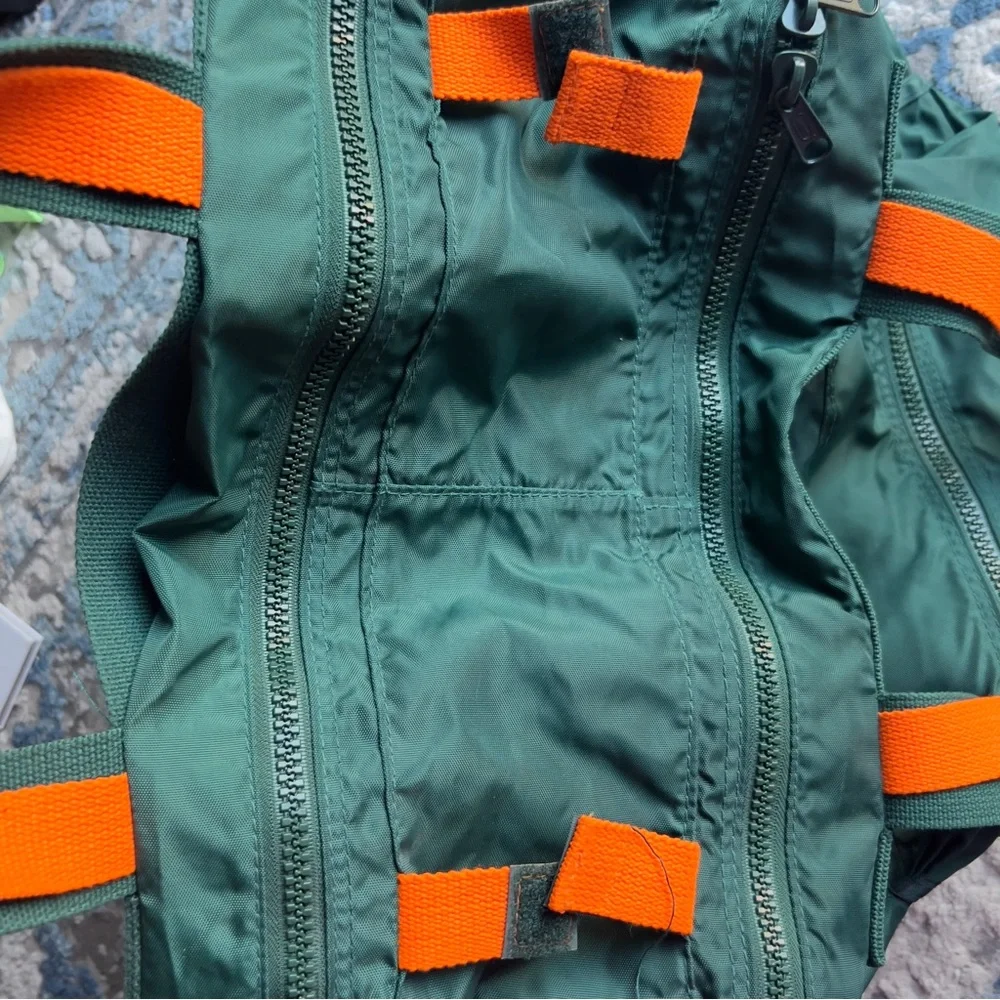 Lucas Green and Orange Travel Bag
